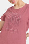 Rosaline Easy Movement Relaxed Top - Mineral Red — thumbnail 5